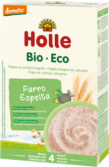 Holle Papa Bebé Biológica de Espelta +4M 250 gr