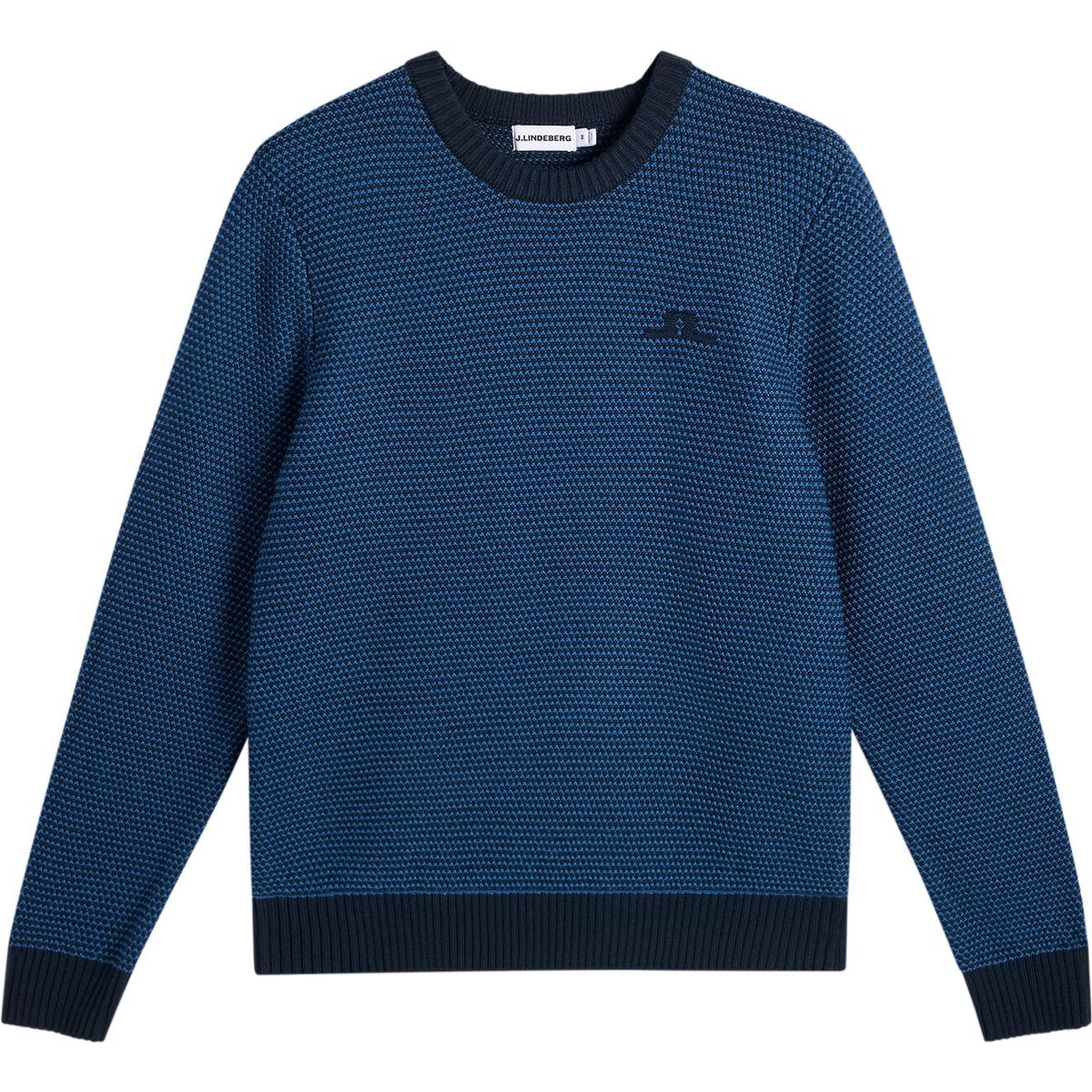 J.Lindeberg Ronnie Textured Knit Crew jl navy (6855) M FMKW16372-6855-M