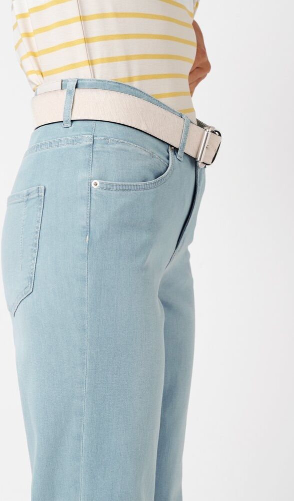 5-Pocket-Jeans TONI, Damen, Gr. 48, N-Gr, blau (summer bleached used), Denim/Jeans, Obermaterial: 88% Baumwolle, 10% Polyester, 2% Elasthan, lang, Jeans 5-Pocket-Jeans, mit Stretch, Regular Fit summer bleached used 48, N-Gr