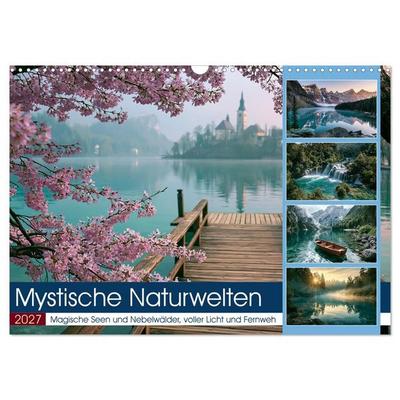 Mystische Naturwelten (Wandkalender 2027 DIN A3 quer), CALVENDO Monatskalender