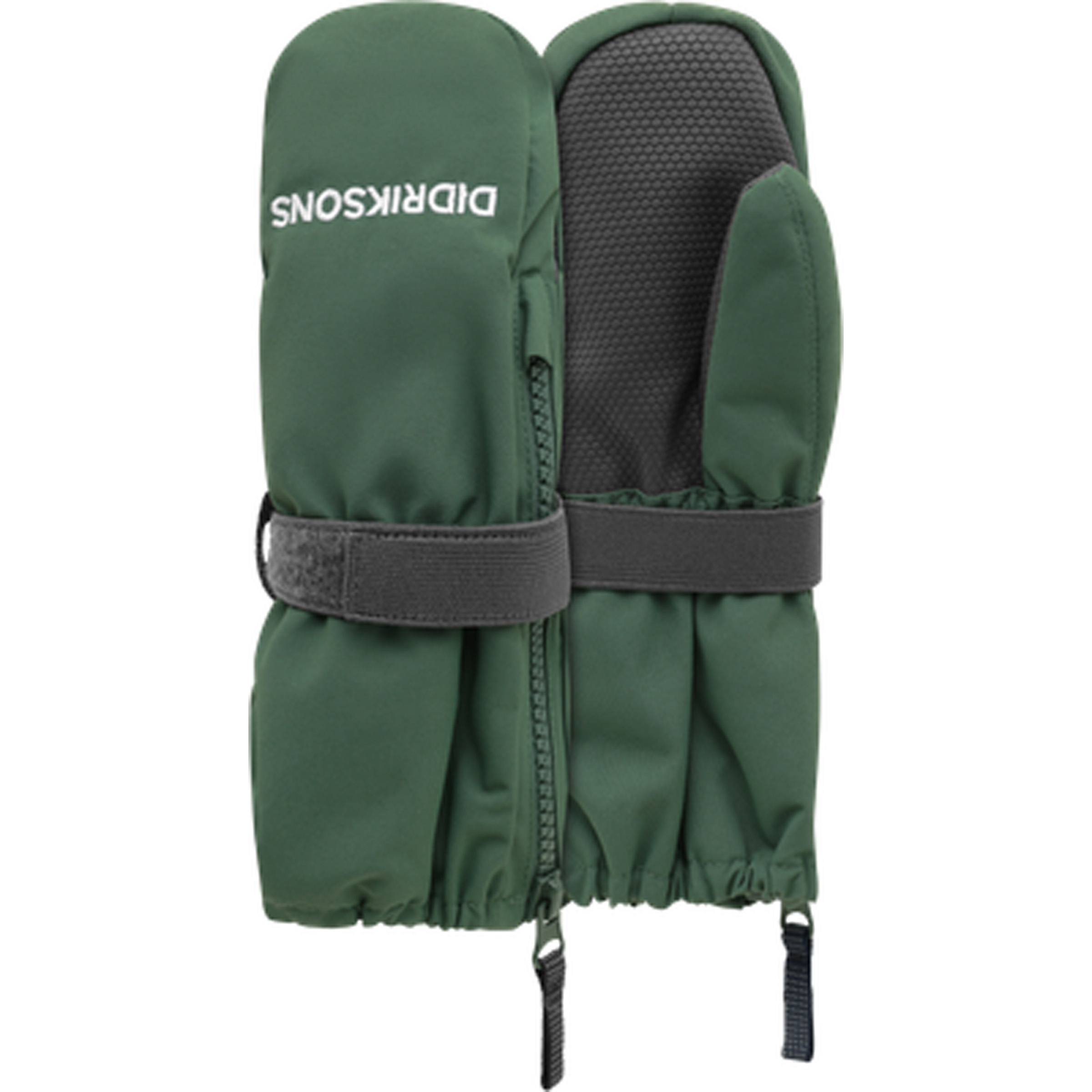 Didriksons Biggles Zip 9 Kinder Skihandschuhe gruen Größe M Lifestyle | Skifahren Wasserdicht
