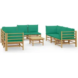 vidaXL, Gartenlounge, Jaranus (4x Eckteil + 4x Mittelteil + Tisch)