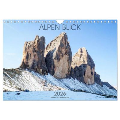 ALPEN BLICK (Wandkalender 2026 DIN A4 quer), CALVENDO Monatskalender