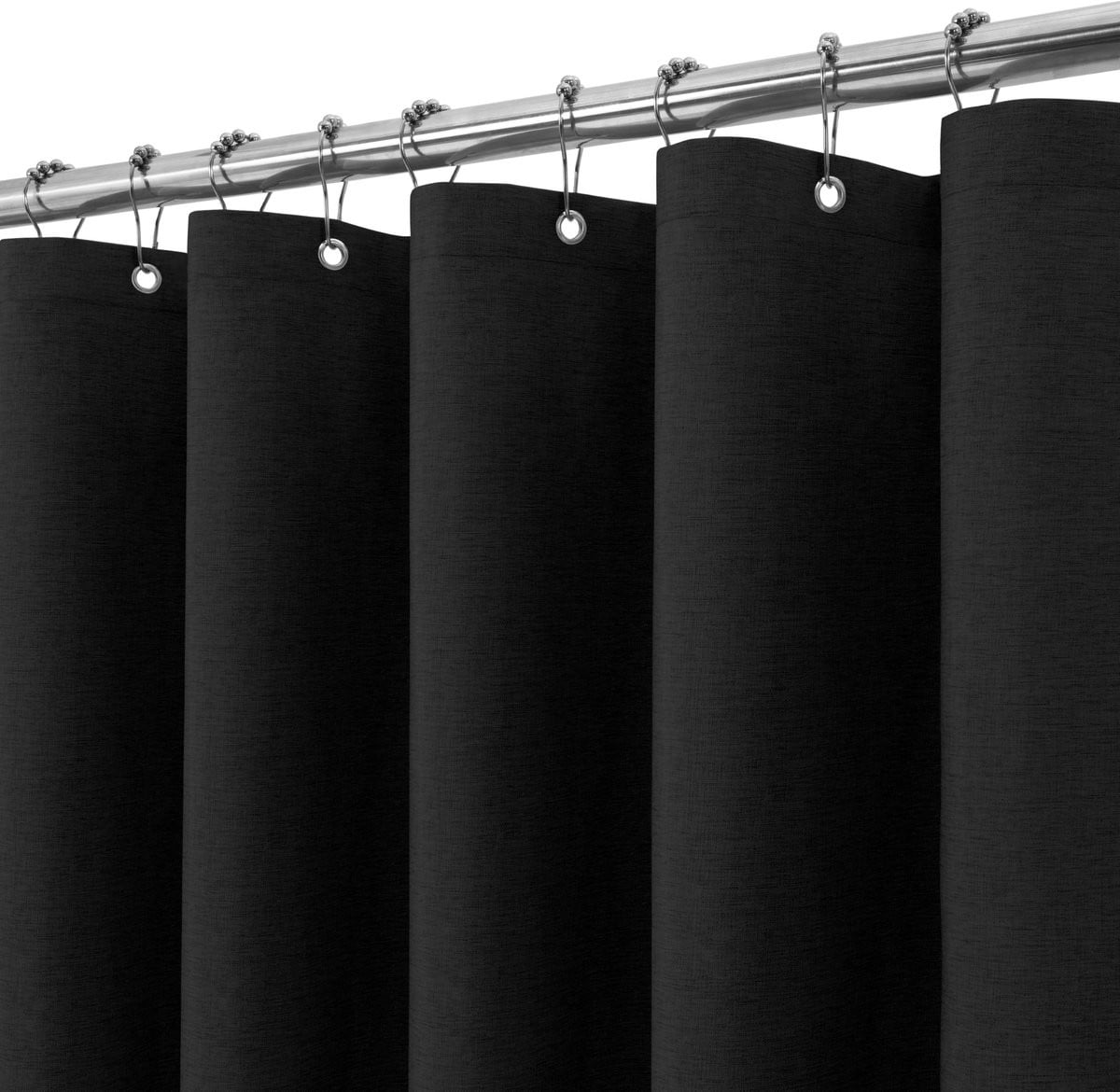 Merkloos Waterdicht Douchegordijn met Linnenlook en Opaak Effect voor Volwassenen