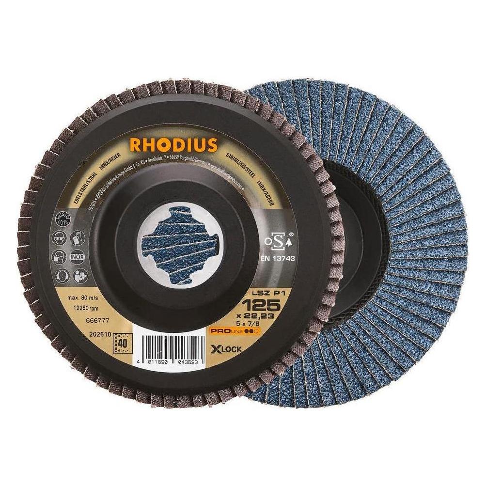 Magni Lamellenschleifscheibe X-Lock FSZ-F1, 125mm K40 (40) (LSZF1X-LOCK/125K40)