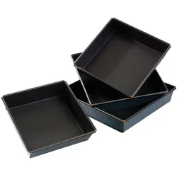 Matfer Exopan quadratische Kuchenform, Höhe 5 cm 24x24 cm (331666)