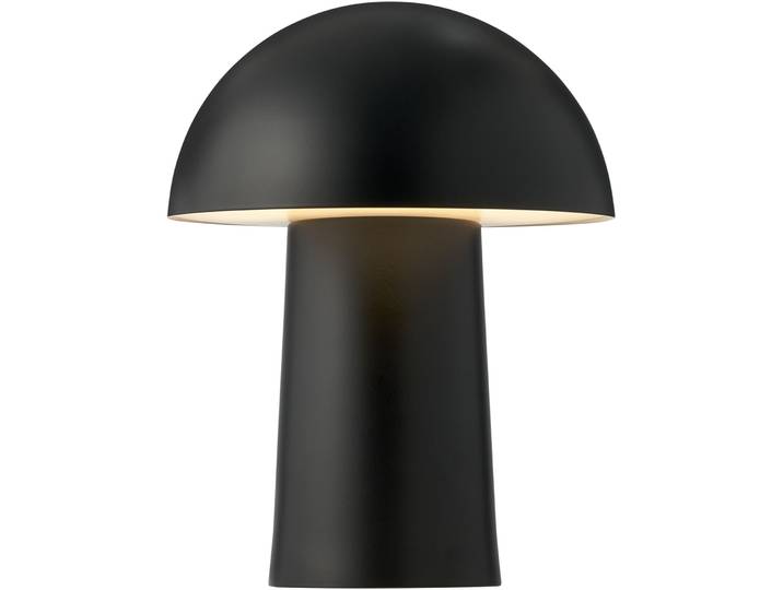 NORDLUX Tischlampe Faye Schwarz Metall H 22 cm 300 lm - Lichtfarbe: Warmweiss