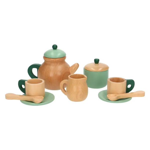 Dille & Kamille Theeservies van hout