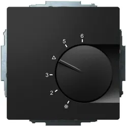 Eberle Controls Raumthermostat UP, Thermostat, Schwarz