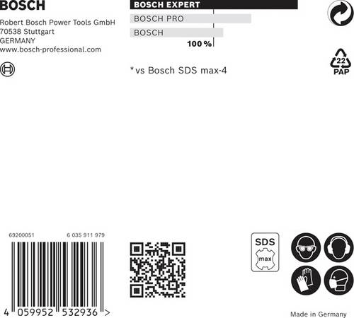 Bosch Accessories 2608900219 2608900219 Hammerbohrer 1St.