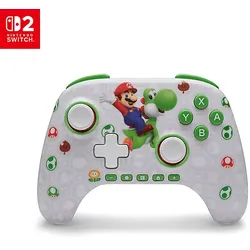 POWERA Mario & Yoshi PowerA Advantage Wireless Controller for Nintendo Switch 2 - Mehrfarbig für 2, Switch, OLED, Lite