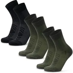 DANISH ENDURANCE Socken Light Hiking Crew, Größe 39/42 in Grün Grün