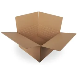KK Verpackungen 80 x Faltkartons 500x500x290mm Versandkartons zweiwellig mit variabler Höhe