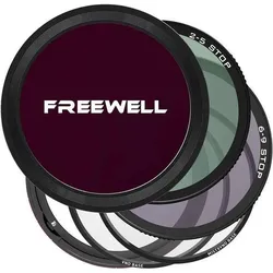 Freewell Magnetic Variable ND Filter System (82 mm, Black Mist Filter, ND- / Graufilter, Polarisationsfilter), Objektivfilter, Schwarz
