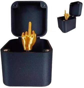 Youfap Market Jumping Middle Finger Prank Gift Box, Funny Surprise Trick Toy For Parties Jumping Middle Finger Prank Gift Box, Funny Surprise Trick Toy For Parties