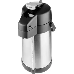 APS Pump-Isolierkanne "PREMIUM", Thermoskanne, Silber, Weiss, Schwarz, Braun