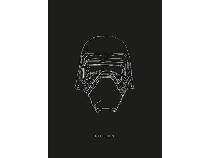 Komar Star Wars Lines Dark Side Kylo - Größe: 50 x 70 cm, Wandbild, Poster, Kunstdruck (ohne Rahmen)