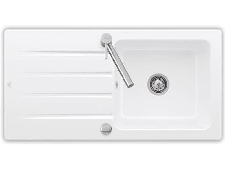 Villeroy & Boch Architectura 60-3360 02 R1 Weiß (alpin) Keramikspüle Excenterbetätigung
