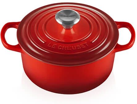 Le Creuset Signature Cerise Cast Iron 20cm Round Casserole