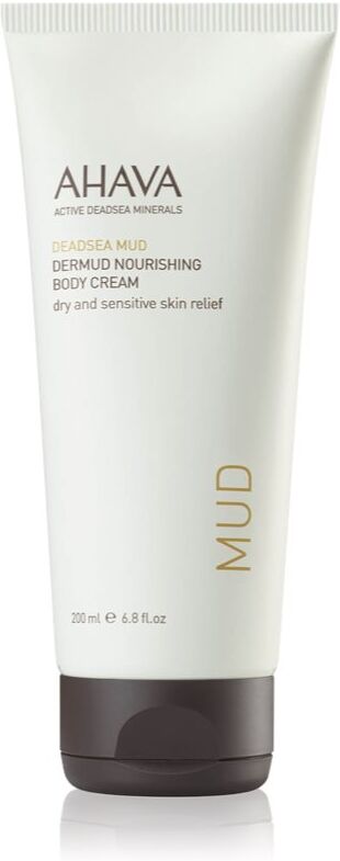 AHAVA Dead Sea Mud nährende Körpercreme für trockene und empfindliche Haut 200 ml
