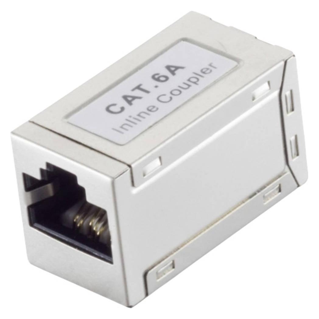 BKL Electronic RJ45 Verbinder, CAT 6a, STP, slim, silber 10121206 Polzahl 8 (10121206)