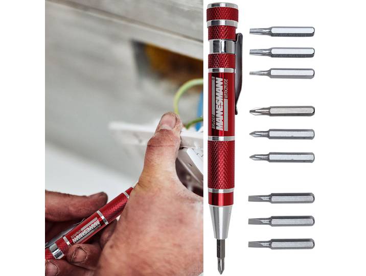 9in1-Feinmechaniker Schraubendreher mit Präzisions-Bits