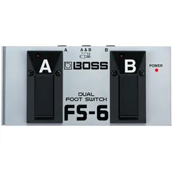 BOSS (Electronics) Fusspedal FS-6 (Gitarre), Effektpedal, Silber, Grau, Schwarz