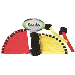 Tag-Rugby-Set mit Klettbändern & Ball (Gr.4)