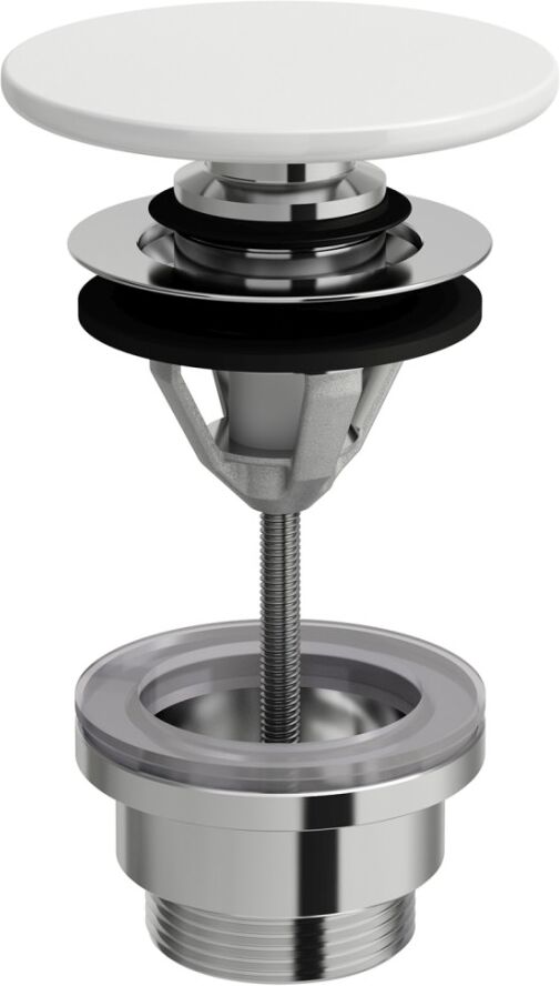 LAUFEN Klick-Klack Ablaufventil Saphirkeramik-Abdeckung schwarz glänzend, H8981920200001 H8981920200001