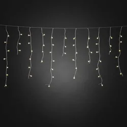 Konstsmide Weihnachtsbeleuchtung  LED Eisregenvorhang 200 warmweiße Dioden