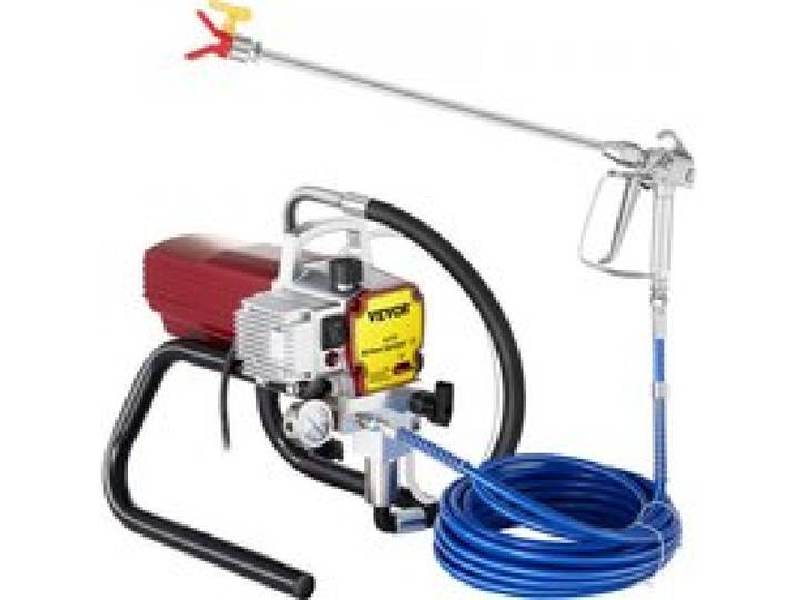VEVOR 220V Airless Paint Machine 1800W Spray Gun 50Hz Airless Paint Sprayer for Wall Painting