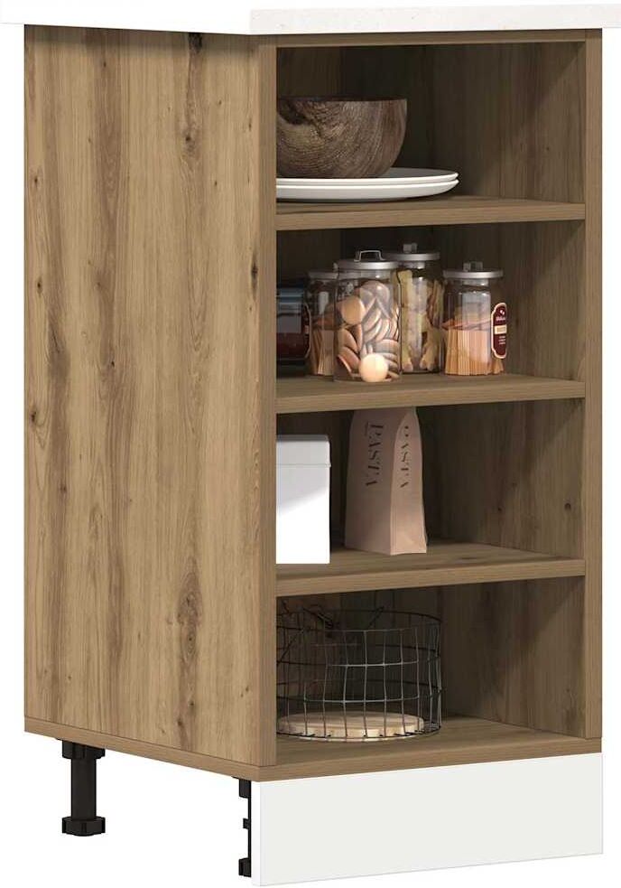 vidaXL Meuble bas Riga Chêne artisanal 40x44,5x81,5 cm