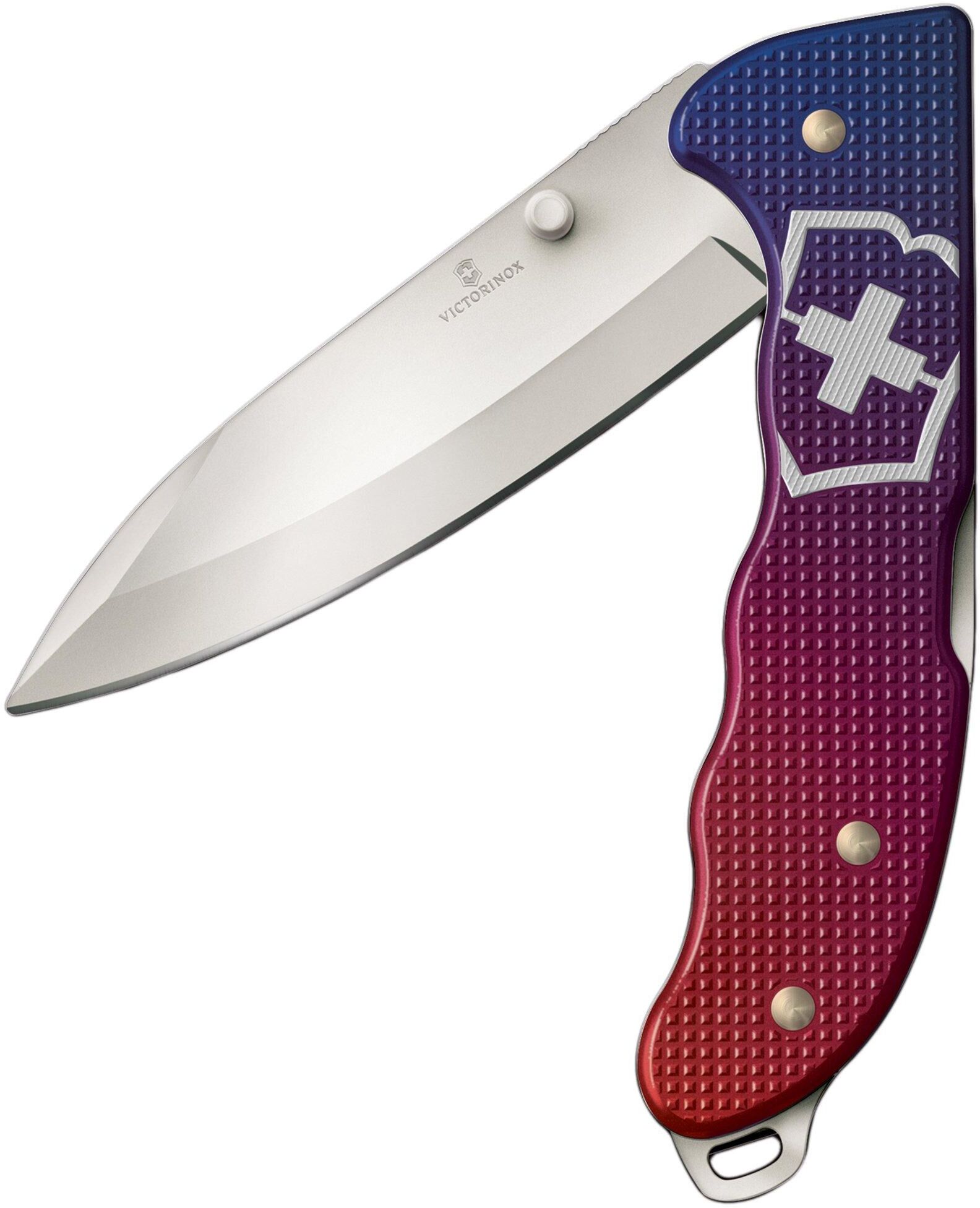 Victorinox Evoke 9411-D221 Blue and Red Alox, coltello da tasca