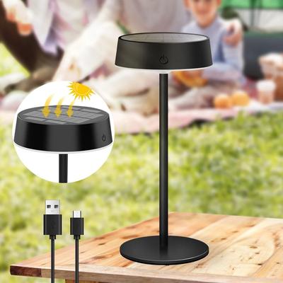 Uplifted Finds Solar Desk Lamp & Portable Night Light   Dual Charging Table Lamp With 3 Color Temperatures For Bedroom & Camping Solar Desk Lamp & Portable Night Light   Dual Charging Table Lamp With 3 Color Temperatures For Bedroom & Camping