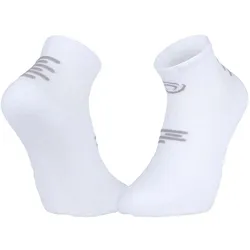 BV Sport, Unisex, Sportsocken, Marathon.2 Low (42 - 44), Grau, Weiss
