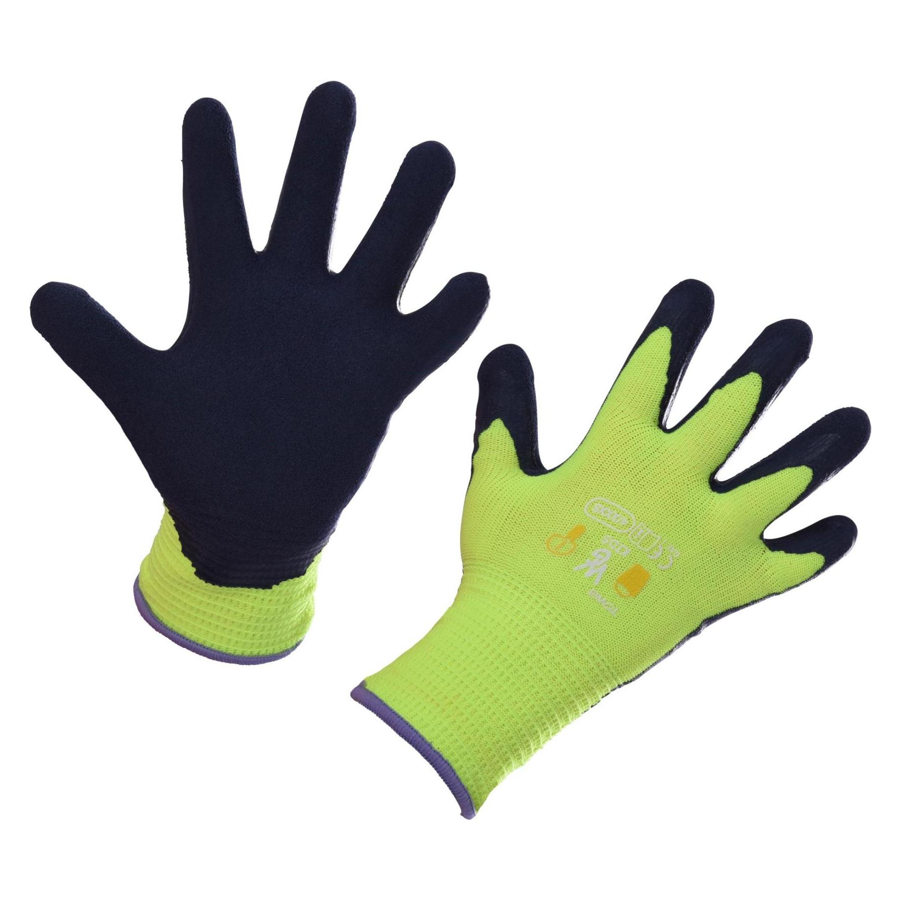 Kerbl Kinderhandschuh TOWA lemongelb 4-6 Jahre, latexbeschichtet (4, 5, 6) (297833)