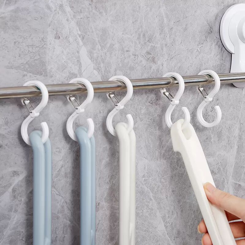 INF 8er-Pack S-förmige Haken für Küche, Bad, Schrankorganisation
