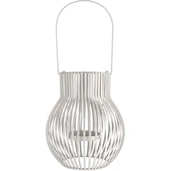 Upside Down Lantern von Piffany, Outdoor, Medium, Light Grey