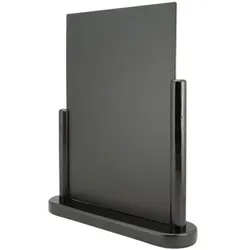 Securit Tischaufsteller »Elegant« 28 x 32 cm schwarz, 28x32 cm