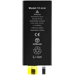Clappio 2406mAh Ersatzakku ohne BMS, Smartphone Akku