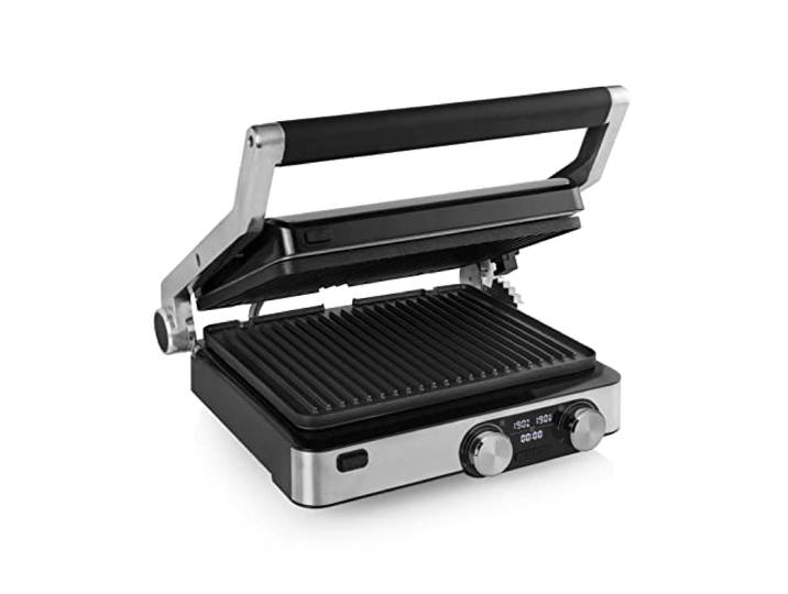 Princess Contactgrill 117310 - Digital Grill Master Pro – 2 regelbare thermostaten – Digitaal bedieningspaneel, zwart