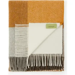 Uruguay Check Plaid 130 x 190 cm, camel