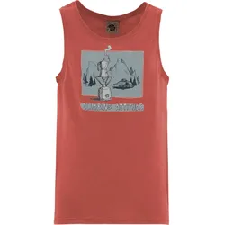 E9 1caffe Herren Tank Top paprika M