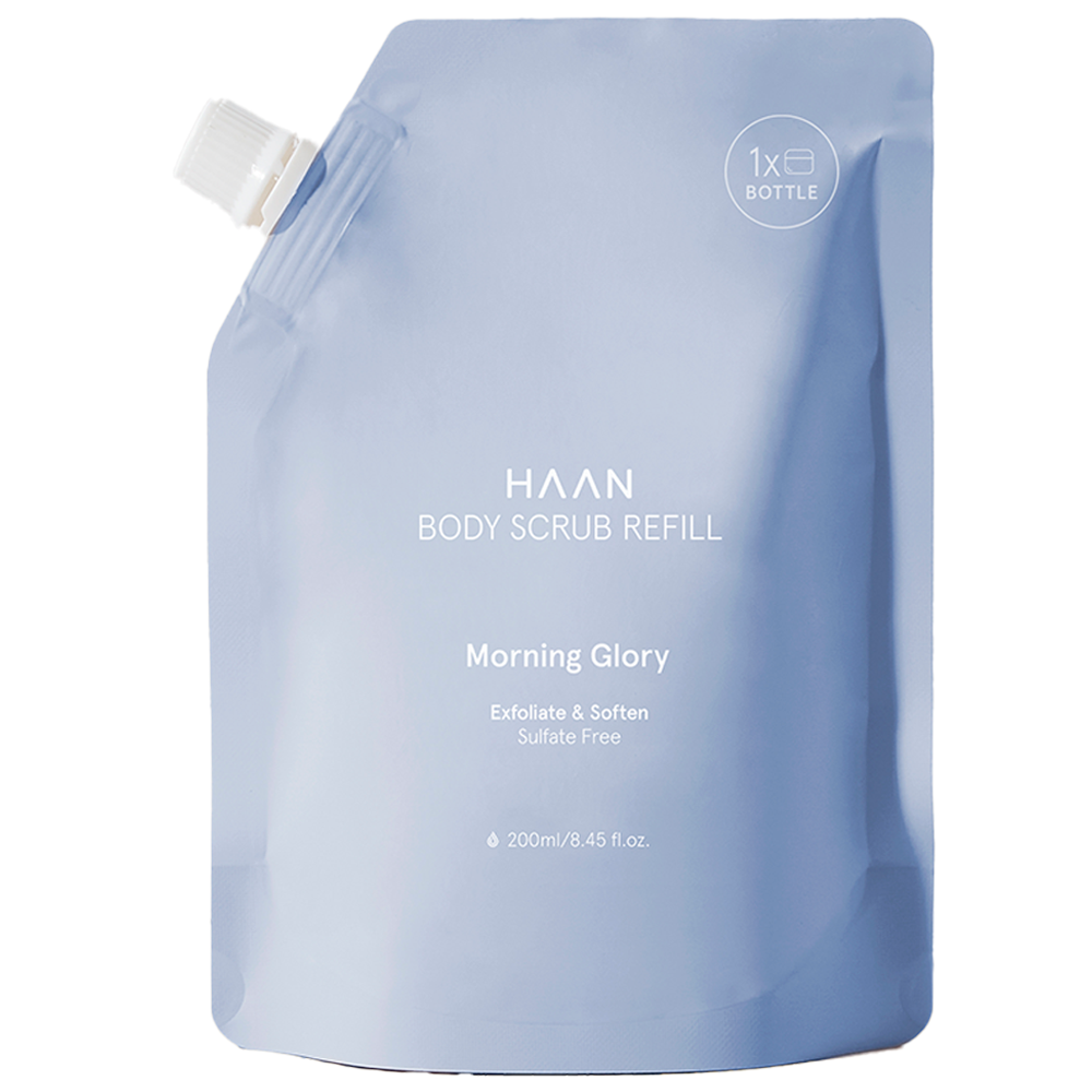 Haan Body Scrub Exfoliate and Soften 200mL Morning Glory Refill