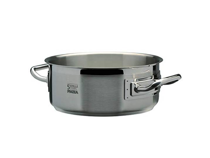 Piazza 090216 Kochtopf 5 Stars mittelgroß, 16 cm Durchmesser, 8 cm Höhe, 1,6 Liter Inhalt