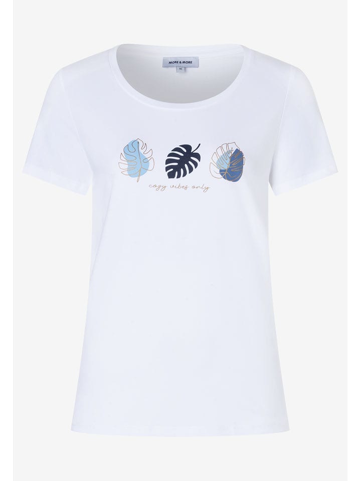 More & More Shirt in Weiß - 38