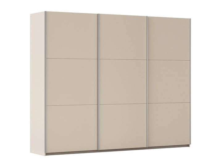 Rauch Möbel Schwebetürenschrank, Champagner, 3 Fächer, 261x210x59 cm, in verschiedenen Größen erhältlich, Schlafzimmer, Kleiderschränke, Schwebetürenschränke