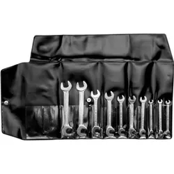 Bahco, Schraubenschlüssel, Doppelmaulschlüssel-Satz, Lilliput, metrisch - 10 Stück/Tasche (10 mm, 11 mm, 4 mm, 4.5 mm, 5 mm, 5.5 mm, 6 mm, 7 mm, 8 mm, 9 mm)