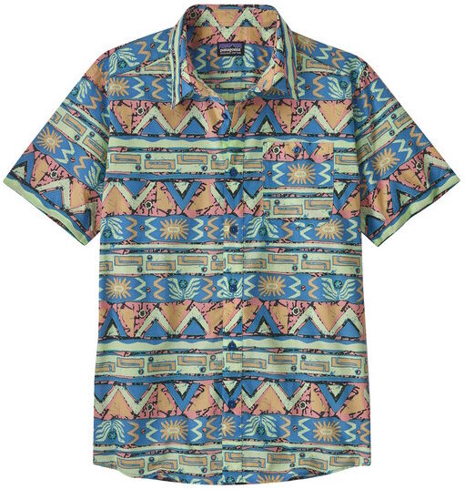 Patagonia Mens Go To Shirt-L-High Hopes Geo: Salamander Green (Hgsa)