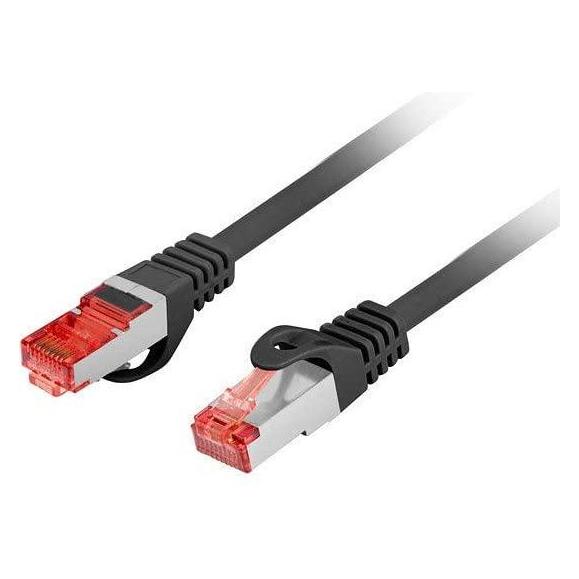Lanberg Patchcord cat.6 FTP 0.25m black (0.25 m) (PCF6-10CU-0025-BK)